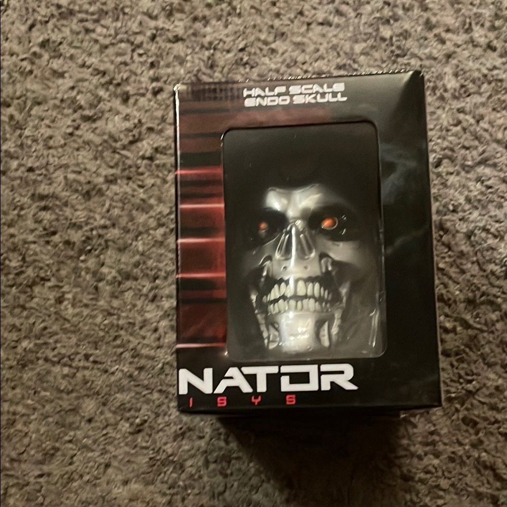 Loot Crate Black and Silver Endo Skull